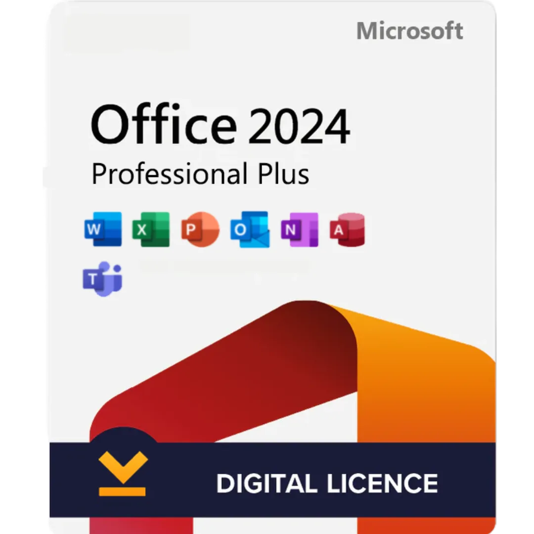 Microsoft Office 2024 Professional Plus for Windows - Genuine Software, Lifetime Activation, Digital Delivery