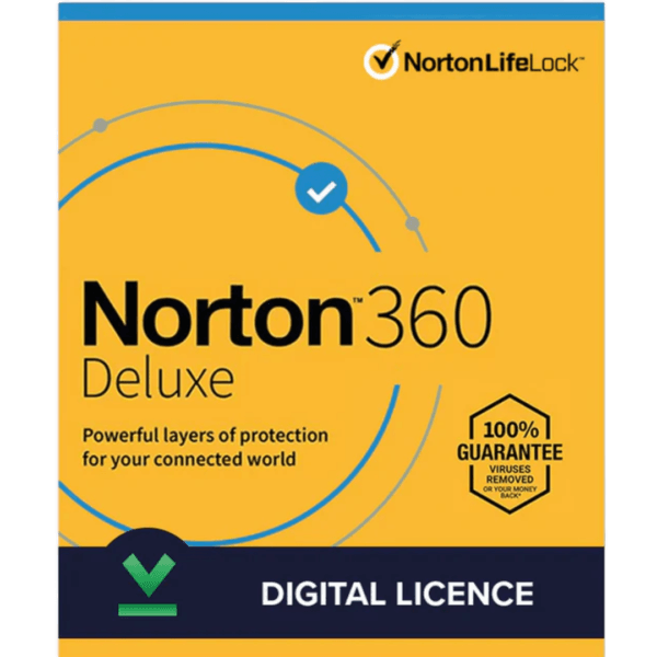 Norton 360 Deluxe – 1 Year Subscription for 5 Devices with 50GB Cloud Storage | Advanced Security & Instant Digital Delivery
